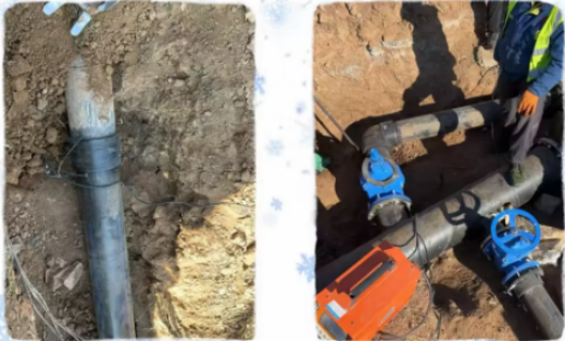 簡篇-【水惠民生】無畏嚴寒忙搶修，全力以赴保供水（記城東工業(yè)園供水管網(wǎng)搶修工程停水合口作業(yè)）